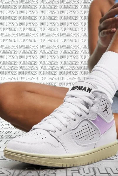 Nike Jordan Access Gs Leather Unisex Sneaker White Hakiki Deri Bilekli Jordan Spor Ayakkabı