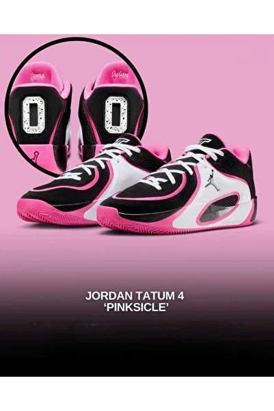 Nike Jordan Tatum 4 'Black Pinksicle' Unisex Basketbo Ayakkabısı