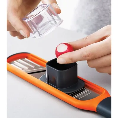 JOSEPH Handi-grate™ 2'si 1 Arada Mini Rende Ve Dilimleyici Turuncu