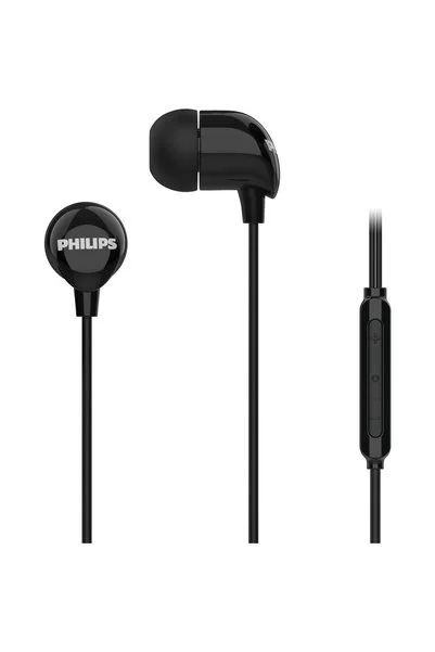 Philips Kablolu Kulak İçi Kulaklık Siyah TAE2146BK/00 Mikrofonlu Aktif Gürültü Önleme Yok