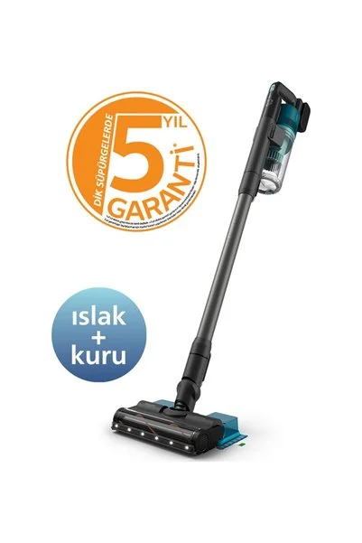 Philips Kablosuz Süpürge, 11, Aqua Modül ile Kolay Mop, TriActive LED Başlık,