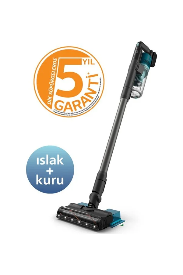 Philips Kablosuz Süpürge, 11, Aqua Modül ile Kolay Mop, TriActive LED Başlık,