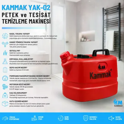 Kammak Yak-02 Petek Temizleme Makinesi