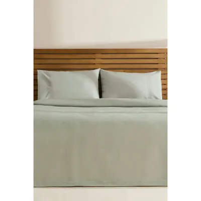 Karaca Home Maisy Bambu Adaçayı Çift Kişilik Pike Takımı