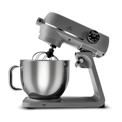 Karaca Multichef Artisan Digital Ekran 7 lt Döküm Antrasit 1800 W Stand Mikser