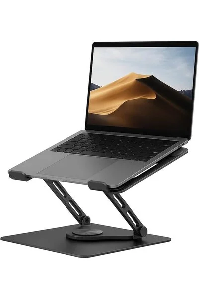 Ronanna Katlanabilir Ayarlanabilir Alüminyum Laptop Standı, Taşınabilir Ergonomik Notebook Yükseltici, 6 Kad
