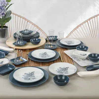 Keramika Blue Magic 36 Parça 6 Kişilik Kahvaltı Takımı