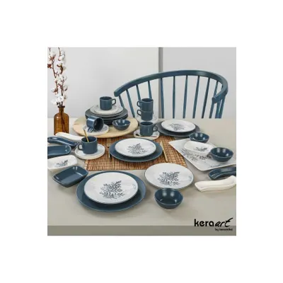 Keramika Blue Magic 37 Parça 6 Kişilik Kahvaltı Takımı