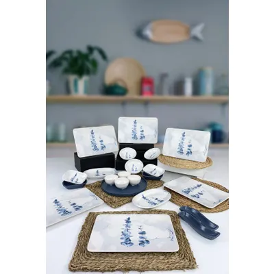 Keramika Blue Siera Magic 6 Kişilik Kahvaltı Takımı
