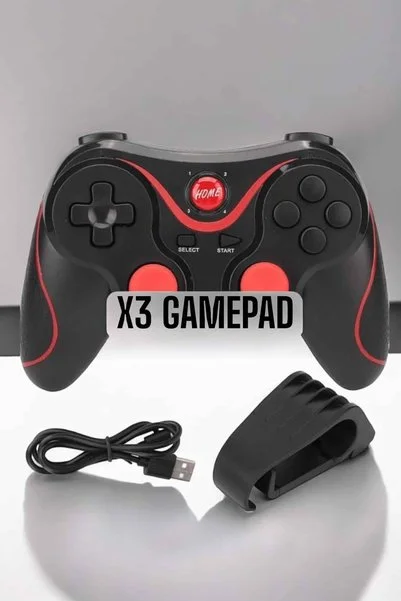 handanca KESGİN MARKET ® X3 Gamepad Oyun Kolu Bluetooth Bağlantılı Gamestick Android Uyumlu