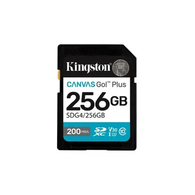 Kingston Canvas Go! Plus SDG4/256GB Class 10 UHS-I U3 V30 256 GB Hafıza Kartı