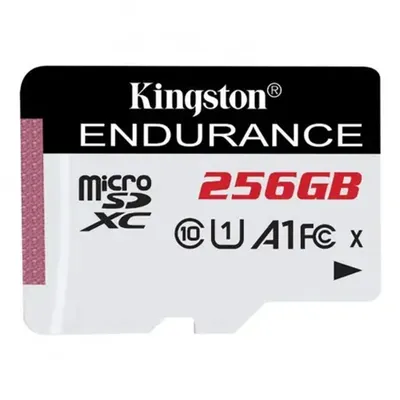 Kingston High Endurance SDCE/256GB Class 10 UHS-I A1 256 GB Micro SD Kart