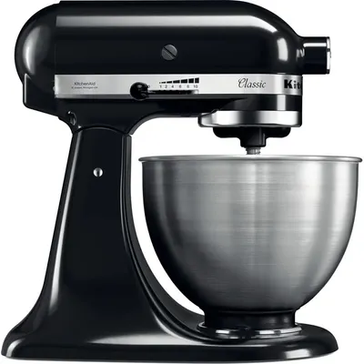 KitchenAid 5K45SSEOB Parlak Siyah 4.3 Classic Stand Mikser