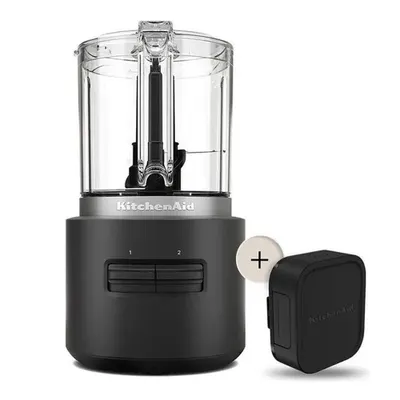 Kitchenaid Go 5KFCR531BM Kablosuz Mutfak Robotu Bataryalı Siyah