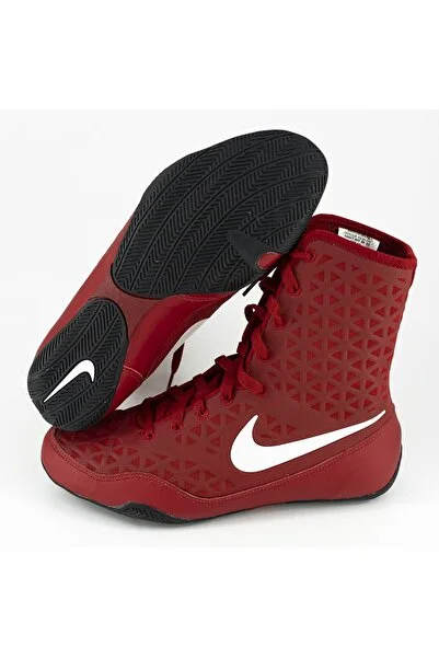 Nike KO Boks Ayakkabısı Kırmızı Boxing Shoes