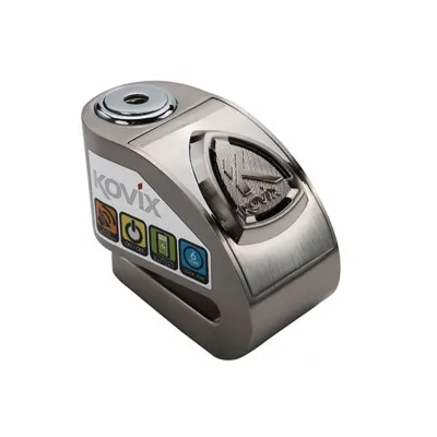 KOVIX KD6-BM ALARMLI DİSK KİLİT GRİ