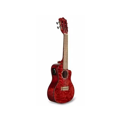 Lanikai QM-RDCEC Quilted Maple Concert Elektro Ukulele