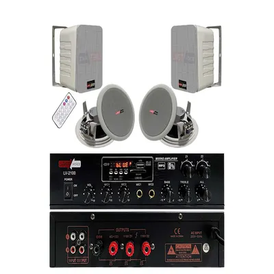 Lastvoice Double Paket-1 Anfili Duvar ve Tavan Hoparlör Seti