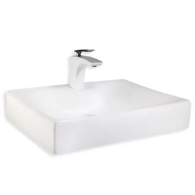 Lena E-5174 Tezgah Üstü Porselen Lavabo