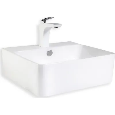 Lena E-5175 Tezgah Üstü Porselen Lavabo