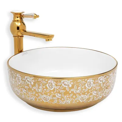 LENA E-8115 Tezgah Üstü Porselen Lavabo