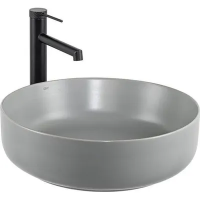 Lena E-W1201MG Mat Gri Tezgah Üstü Lavabo