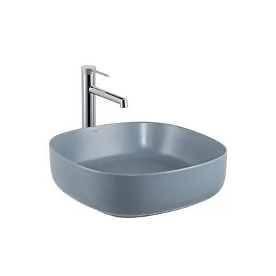 Lena E-W1203MM Mat Mavi Tezgahüstü Lavabo