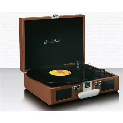 Lenco Classic Phono TT-120 Hoparlörlü Şarjlı Bluetoothlu Retro Pikap