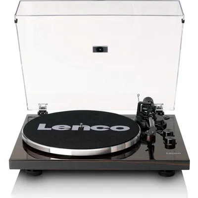Lenco LBT-345WA Ahşap Ceviz Bluetooth ve Ortofon 2M Kırmızı Kartuşlu Pikap Plak Çalar