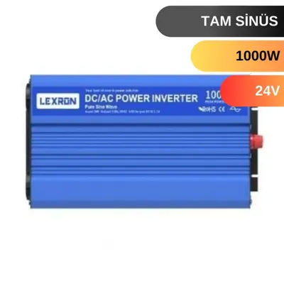 Lexron 1000W-24V Tam Sinüs Inverter