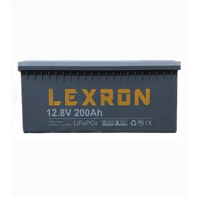 Lexron Lifepo4 12.8 V 200 AH Lityum Akü