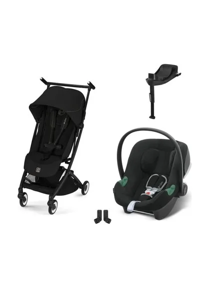 Cybex Libelle Travel Sistem | Black Magic Black & Aton B2 Bazalı Volcano Black