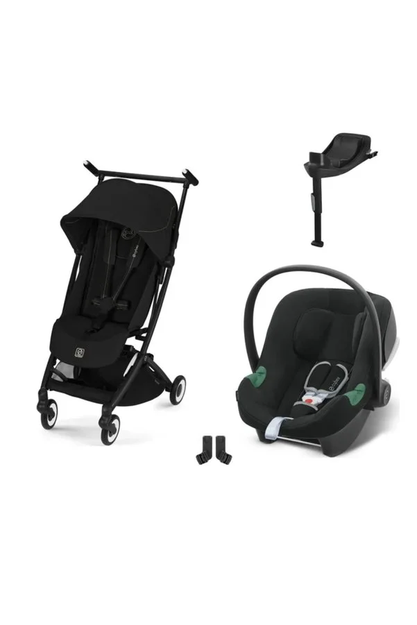 Cybex Libelle Travel Sistem | Black Magic Black & Aton B2 Bazalı Volcano Black Siyah