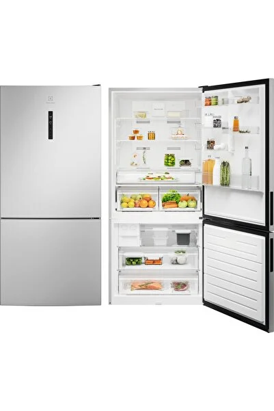 Electrolux LNT7MD58X Twintech No-Frost 588 Lt 84 cm Alttan Donduruculu Buzdolabı D Enerji Sınıfı Ino