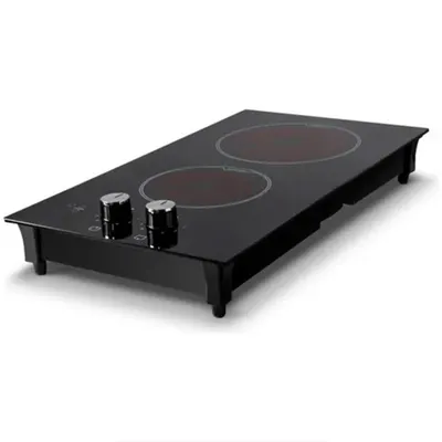 Luxell V3-02 P Elektrikli 2'li Vitro Seramik Ankastre Ocak