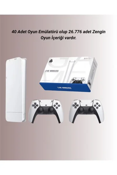 Azrlya M15 Retro Konsol – 20.000 Oyunlu, Çift Gamepadli, 4K HDMI - Lisinya