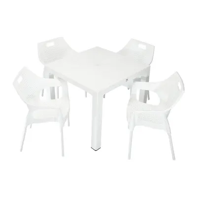 Mandella Elit 90x90 cm Beyaz Masa