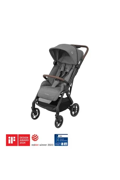 Maxi-Cosi Soho Kompakt Seyahat Sistem Olabilen Otomatik Katlanan Bebek Arabası Select Grey