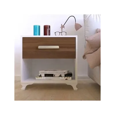 Metalia Gm 026 Beyaz Tek Çekmeceli Komodin