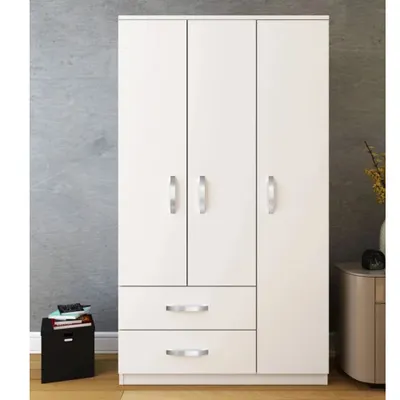 Metalia Home 3 Kapılı 2 Çekmeceli Gardrop