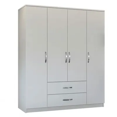 Metalia Smartline 4 Kapılı 2 Çekmeceli Gardrop