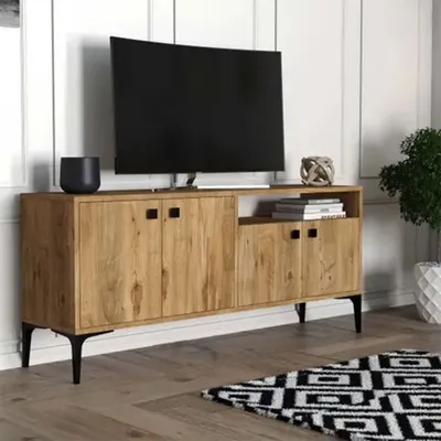 Mezza 1540 Artemis 139 cm Atlantik Çam Tv Ünitesi