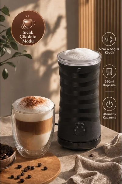 Fakir Milky Art Süt Köpürtücü Ve Isıtıcı