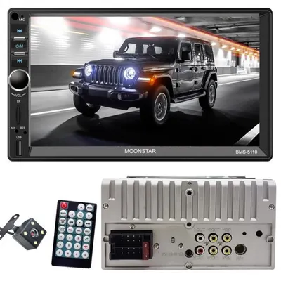 Moonstar Double Teyp 7 4x45w Mirrorlink Bt/usb/sd/fm/aux Kameralı Bms-5110
