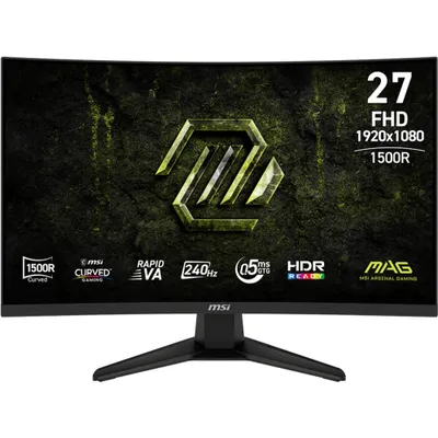 MSI MAG 275CF X24 27 inç 240Hz 0.5ms Curved Oyuncu Monitörü