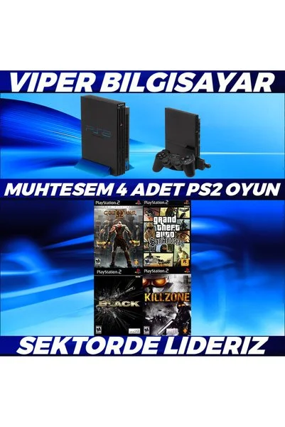 Sony MUHTEŞEM 4 ADET PS2 OYUN