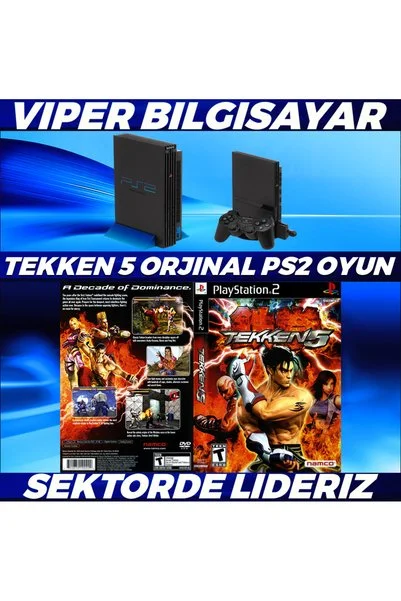 Namco MUHTEŞEM TEKKEN 5 ORJİNAL PS2 OYUN