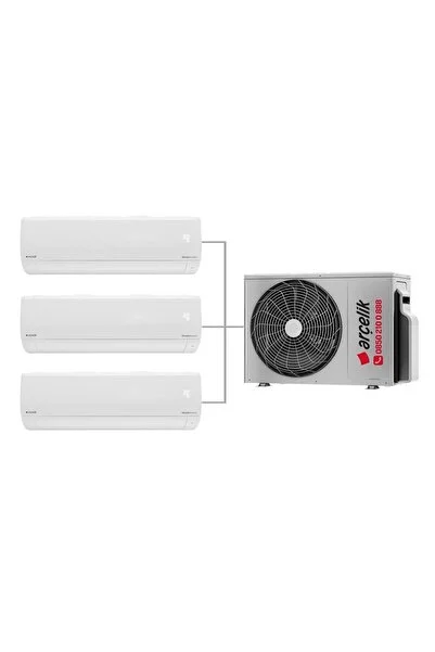 Arçelik Multi Sistem Duvar Tipi 3+1 Inverter 9+12+24 30000btu Klima Zm30105-31224