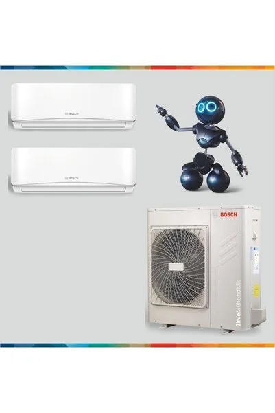 Bosch multi sistem inverter klima 21000 dış 12+12 iç üniteler (MONTAJ HARİÇTİR)