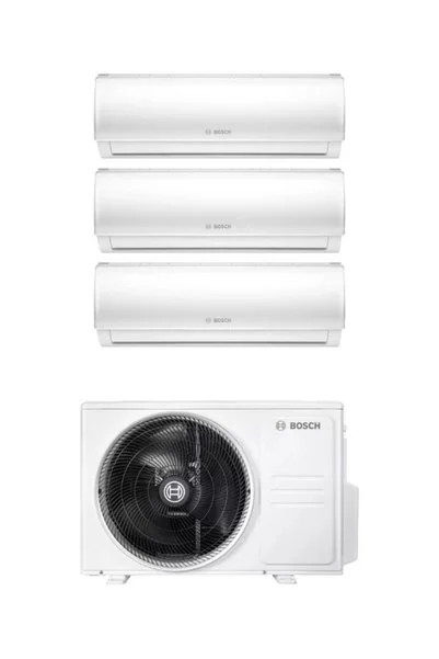 Bosch Multi Split Inverter Klima 21000 Btu 1 Dış + 3 İç Ünite (3x9000 Btu)
